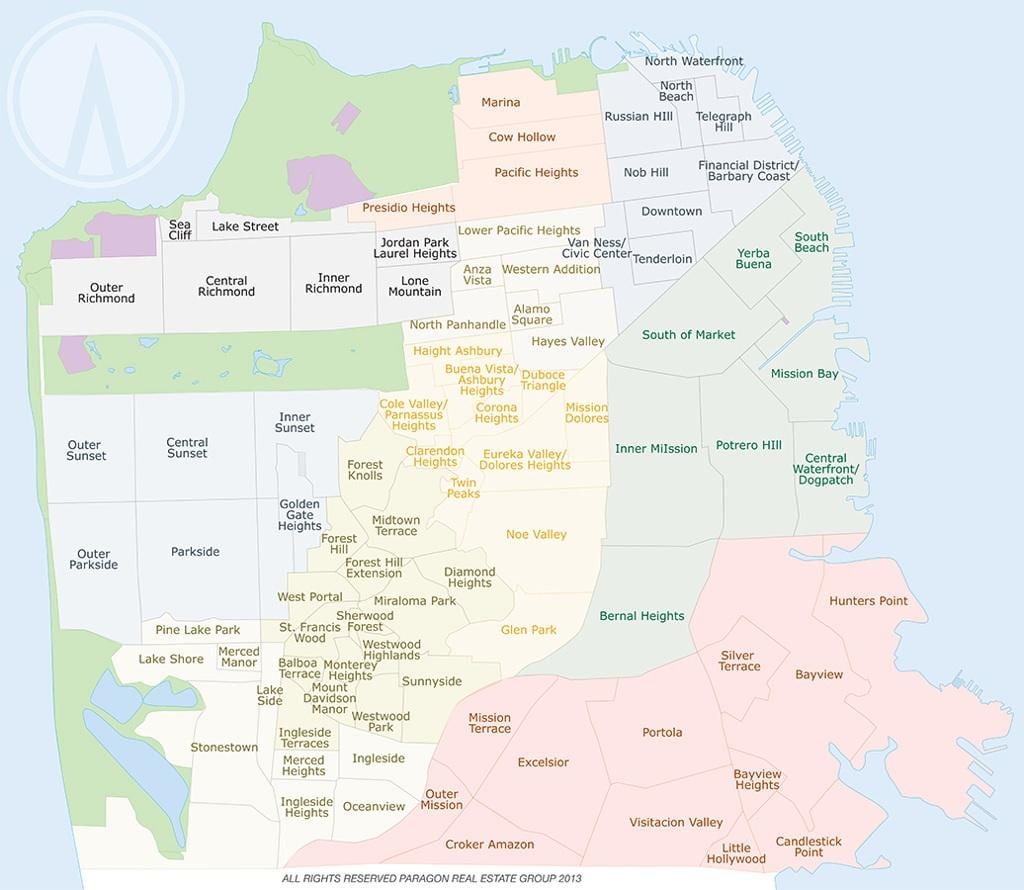 แผนที่ของวัวในห้องซานฟรานซิสโก
