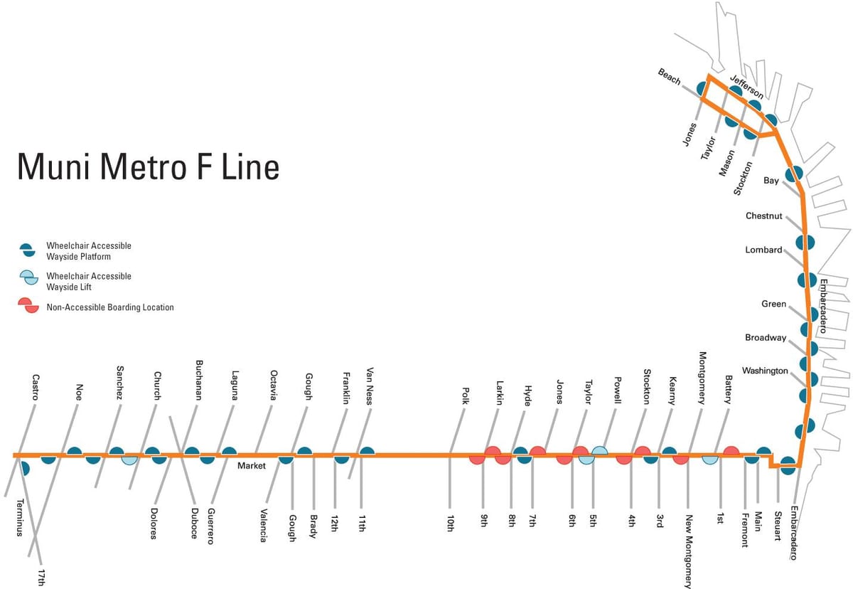 แผนที่ของ muni ฟเส้น