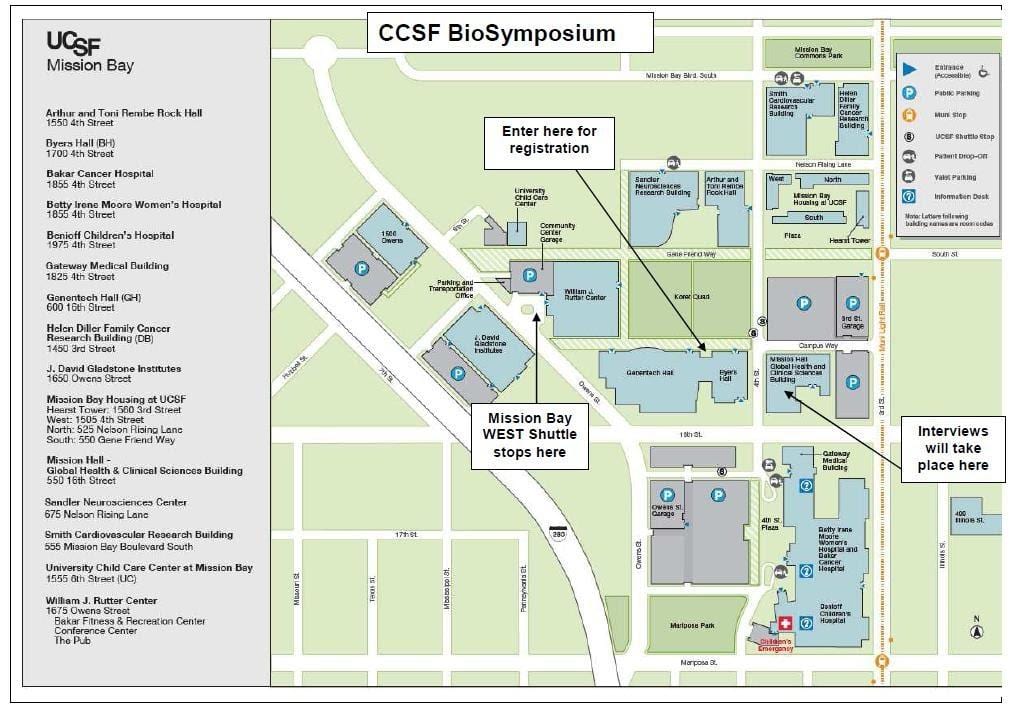 uSF แผนที่ซานฟรานซิสโก