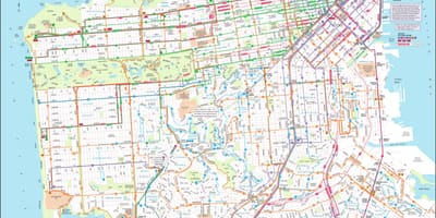 แผนที่ของซานฟรานซิสโกล็อก