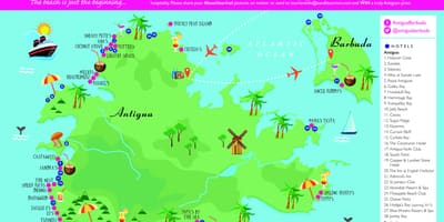 แผนที่ของร้านเหนือชายหาด