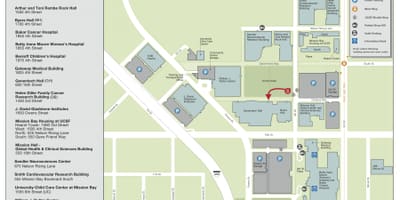 แผนที่ของ genentech