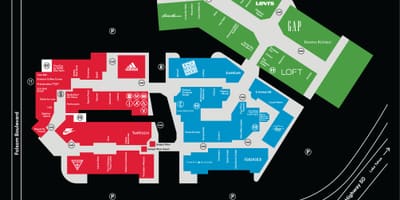 ซานฟรานซิสโกชั้นยอด outlets แผนที่