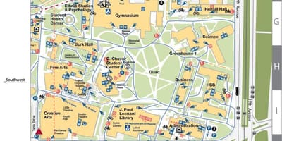 แผนที่ของ SFsu