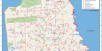 แผนที่ของ SFusd