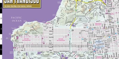 แผนที่ของ streetwise ซานฟรานซิสโก
